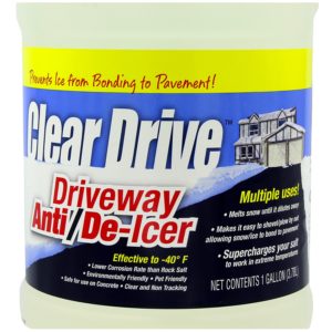 Label for clear drive anti/deicer